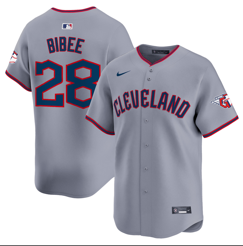 Tanner Bibee Cleveland Guardians 2025 Vapor Premier Limited Jersey - Gray
