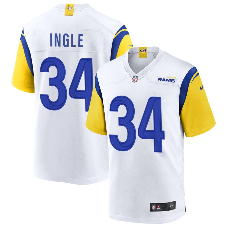 Tanner Ingle Los Angeles Rams 2025 Alternate Jersey - White