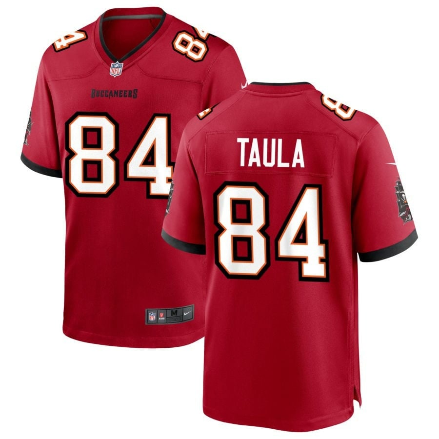 Tanner Taula Tampa Bay Buccaneers 2025 Team Game Jersey - Red