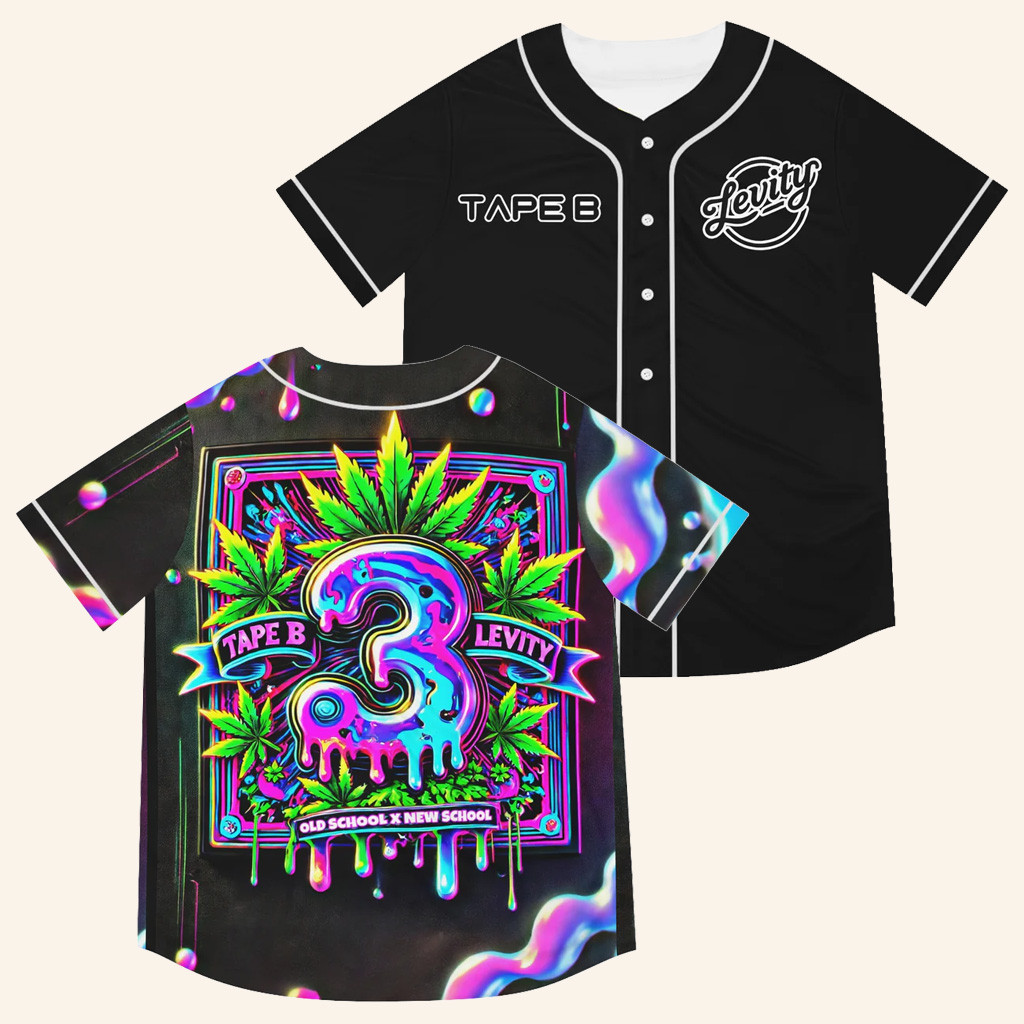 Tape B Merch Tape B x Levity EDM Jersey Old School x New School Jersey Gifts For DJ Fans