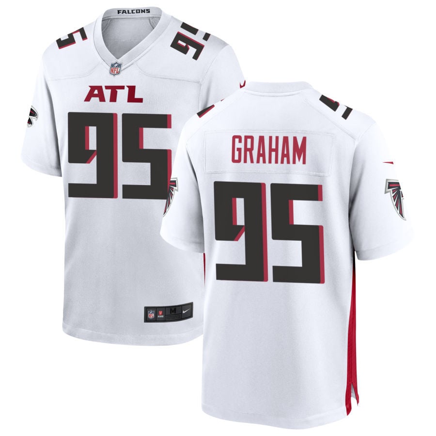 Ta'Quon Graham Atlanta Falcons 2025 Game Jersey - White