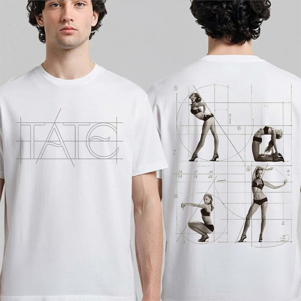 Tate McRae Lollapalooza Merch Tate McRae Lollapalooza Chicago 2026 T-Shirt TM4 Album Photo Shirt