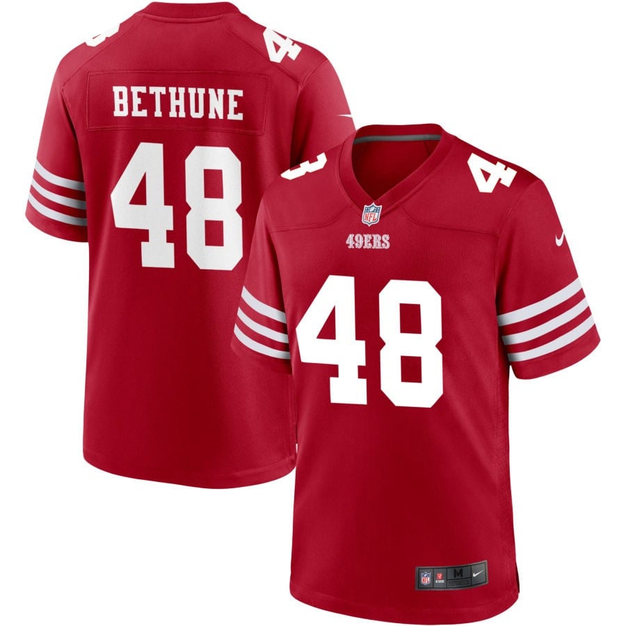 Tatum Bethune San Francisco 49ers 2025 Jersey - Scarlet