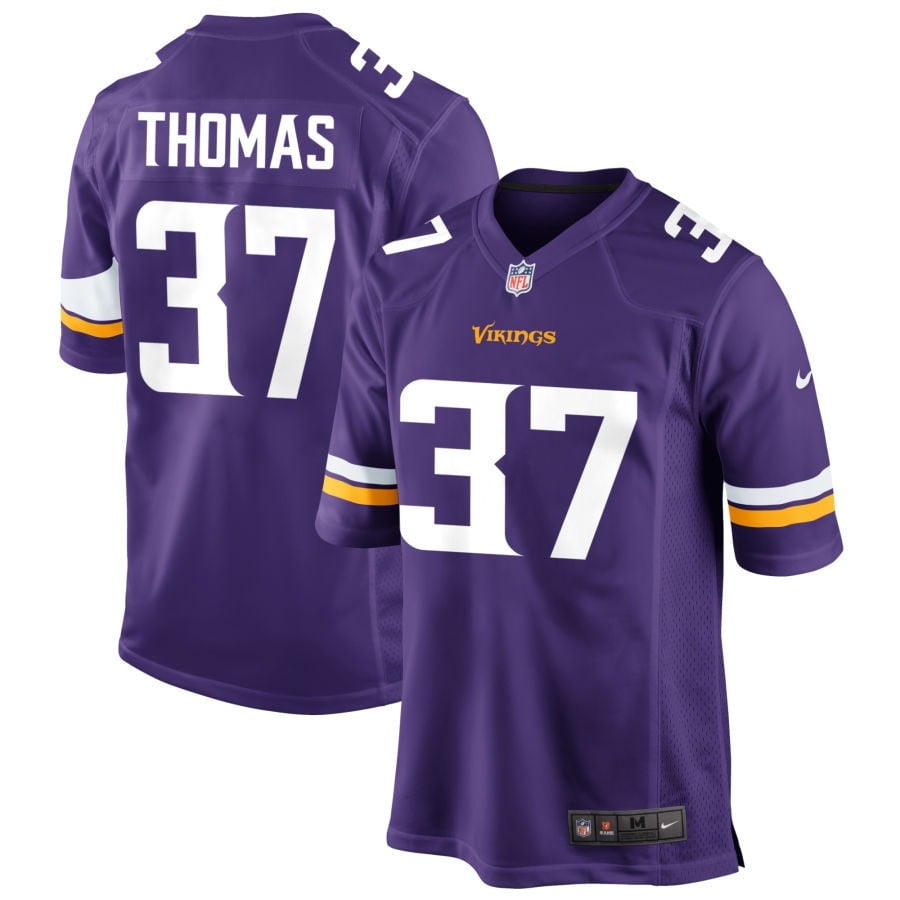 Tavierre Thomas Minnesota Vikings 2025 Game Jersey - Purple