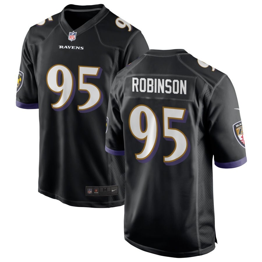 Tavius Robinson Baltimore Ravens 2025 Alternate Game Jersey - Black