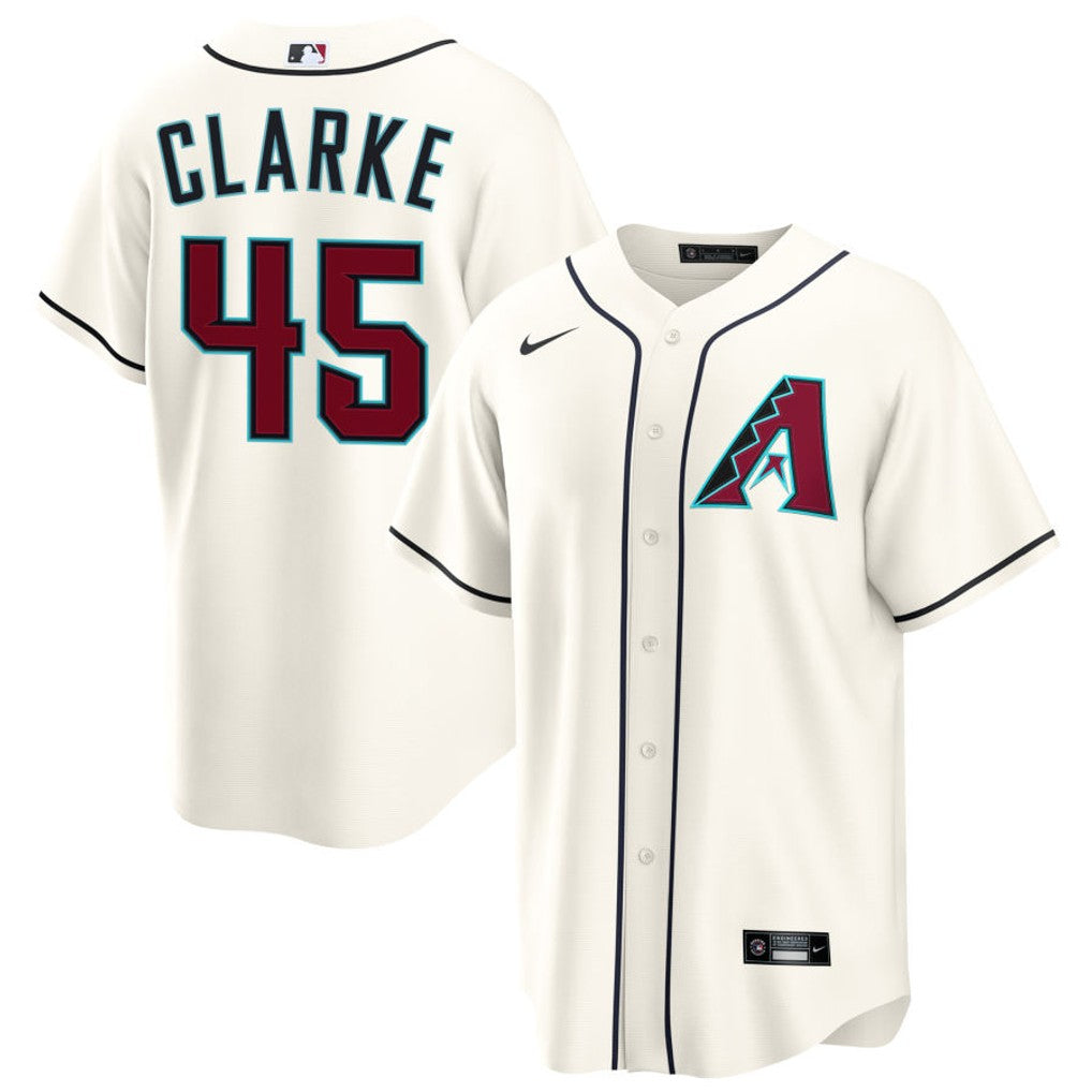 Taylor Clarke Arizona Diamondbacks 2026 Home Jersey - Cream