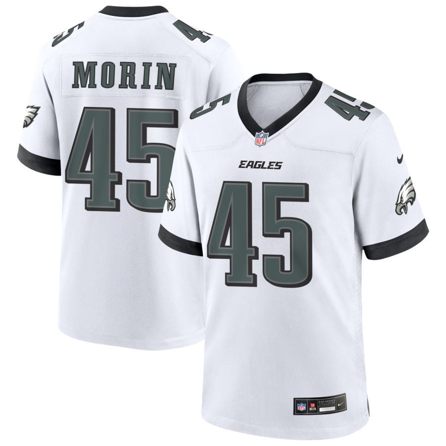 Taylor Morin Philadelphia Eagles 2025 Game Jersey - White