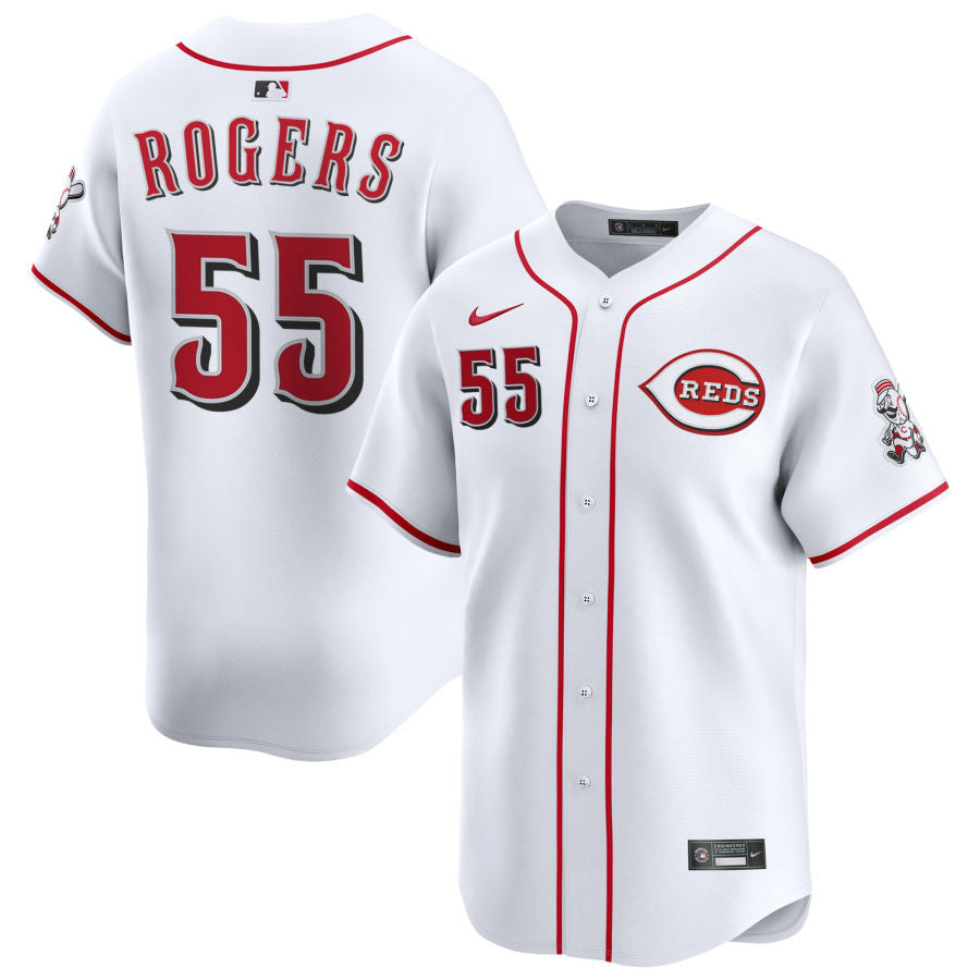 Taylor Rogers Cincinnati Reds 2025 Home Limited Jersey - White