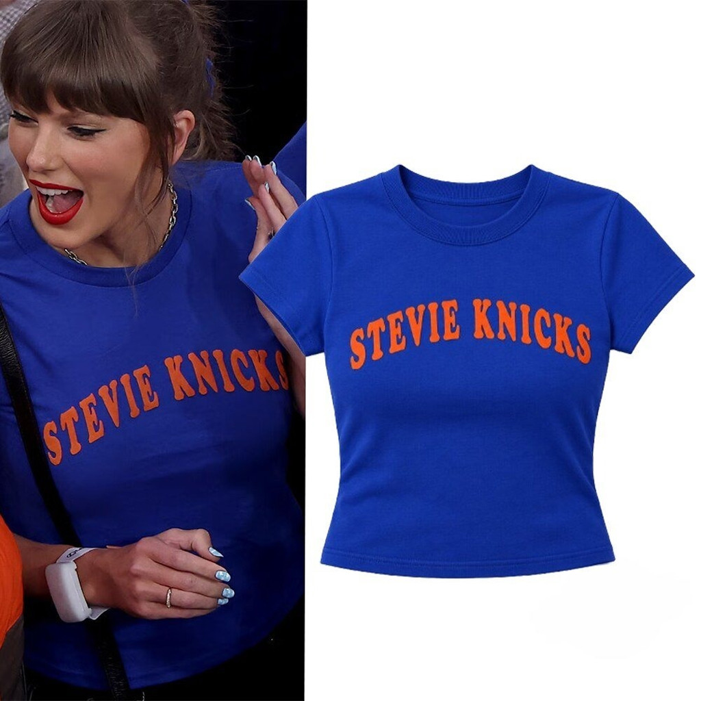 Taylor Stevie Knicks Baby Tee New York Knicks Finals Game 4 Fan Apparel Swifties Gifts