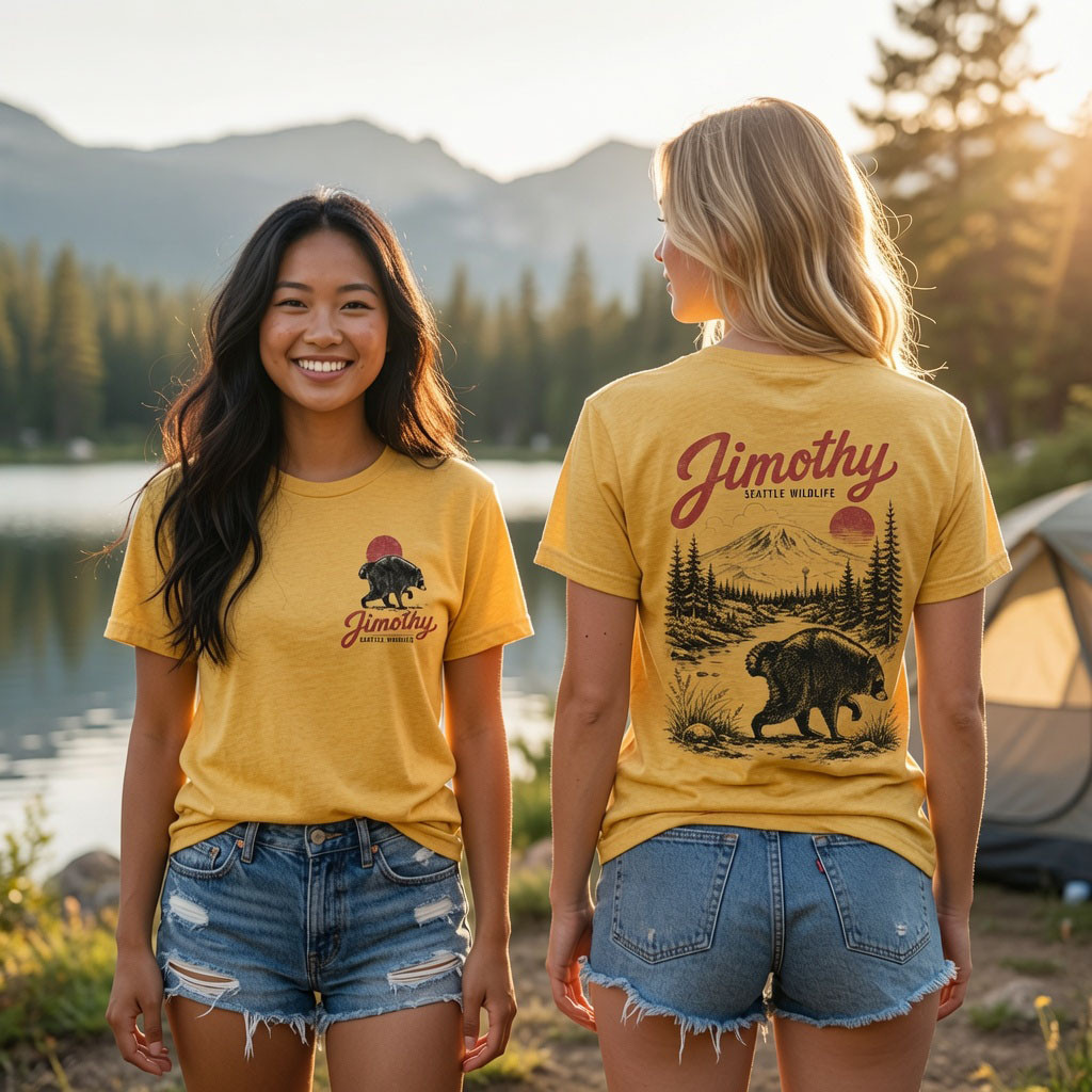 Team Jimothy Seattle Wildlife T-Shirt Raccoon Shirt Gifts For Sister