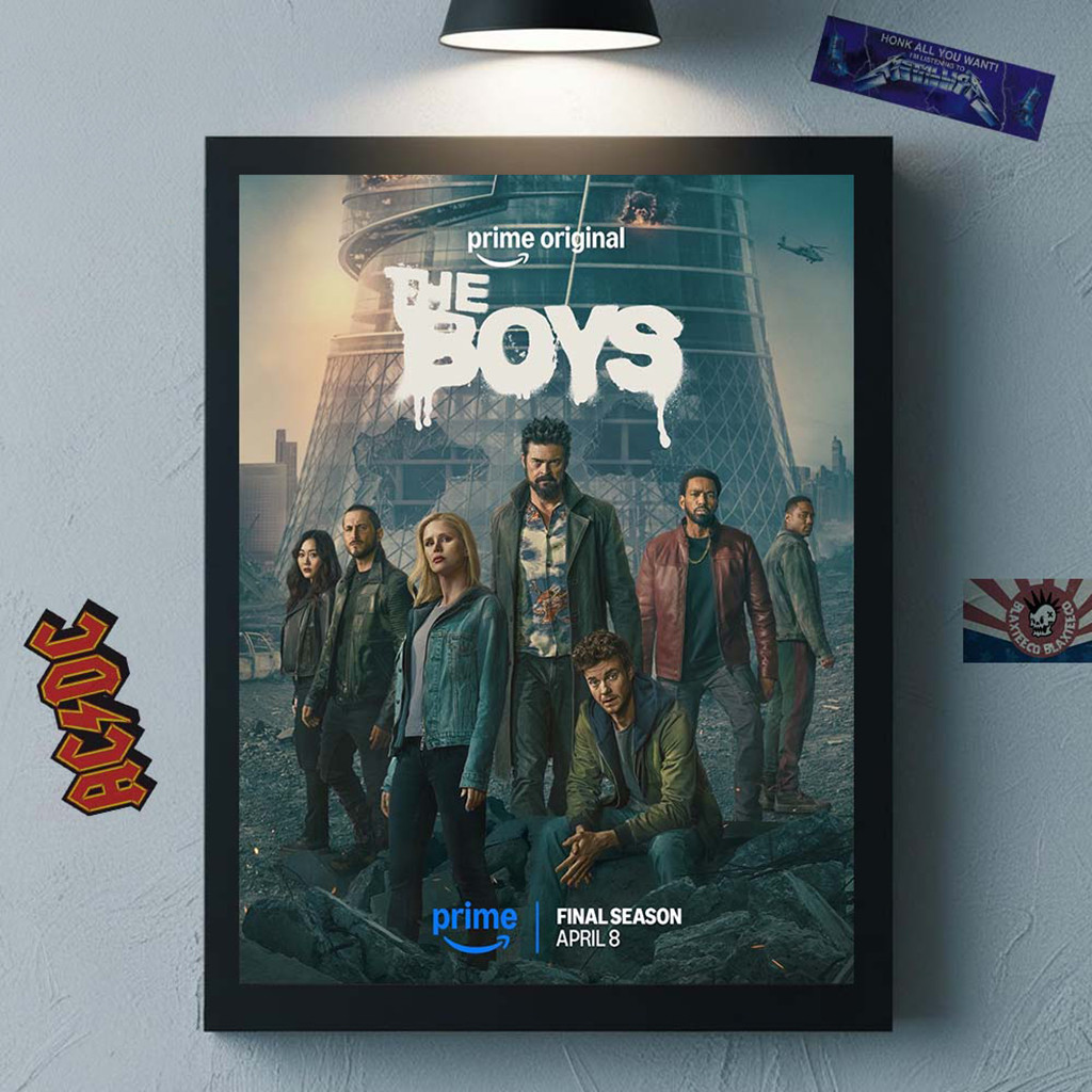 Team The Boys Billy Butcher The Boys Season 5 Poster Fan Merch Wall Art For Living Room
