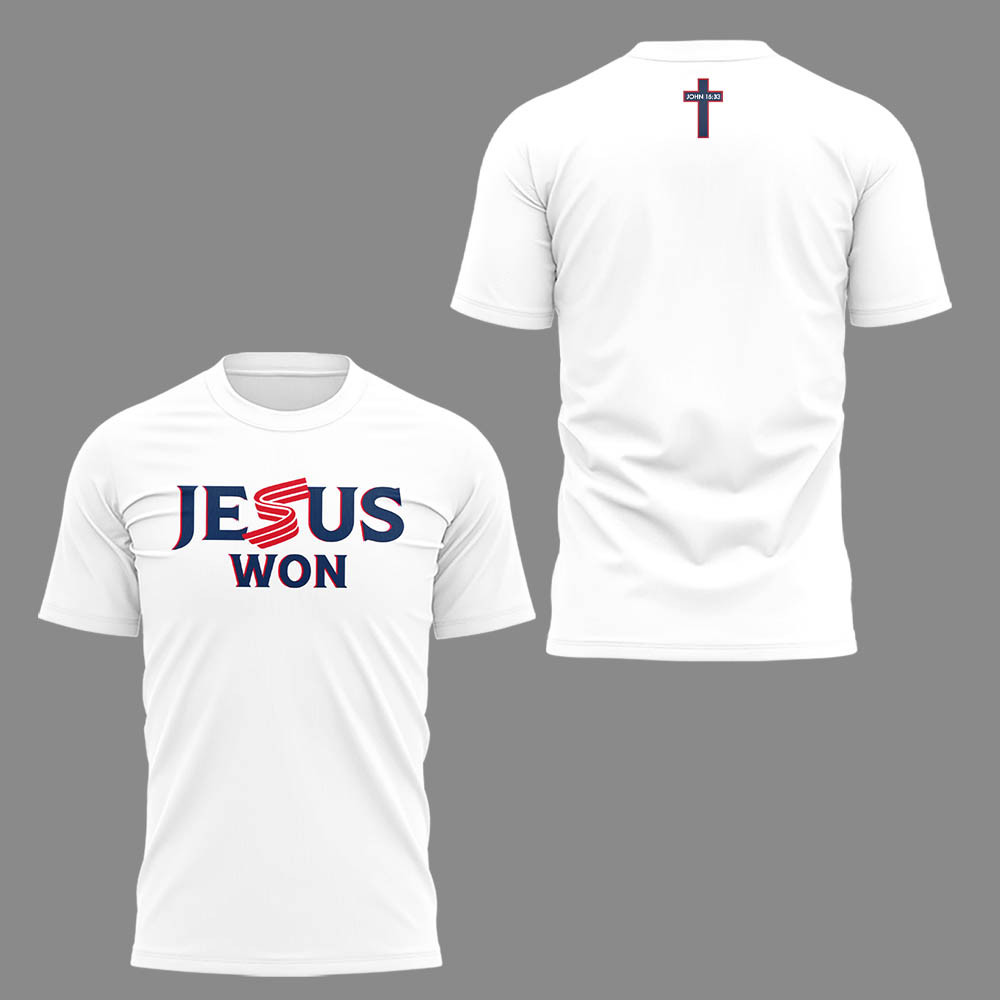 Team USA Baseball Jesus Won T-Shirt 2026 USA World Baseball Classic Merch Best Fan Gifts