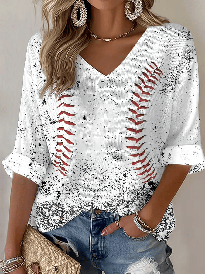 Team USA WBC 2026 V-Neck T-Shirt World Baseball Classic 2026 Apparel Game Day Women's Gifts