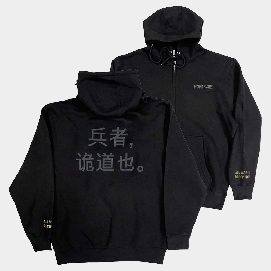 Technoblade Merch 2026 All War Is Deception Zip Hoodie Black Special Gifts For Dad From Son