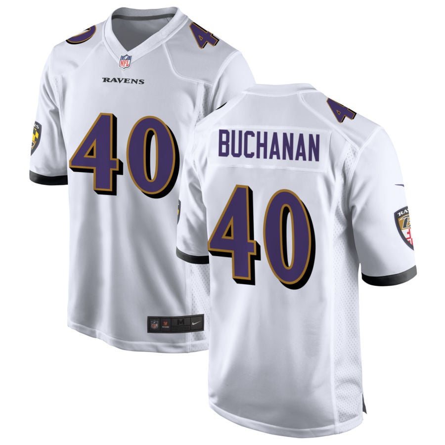 Teddye Buchanan Baltimore Ravens 2025 Game Jersey - White