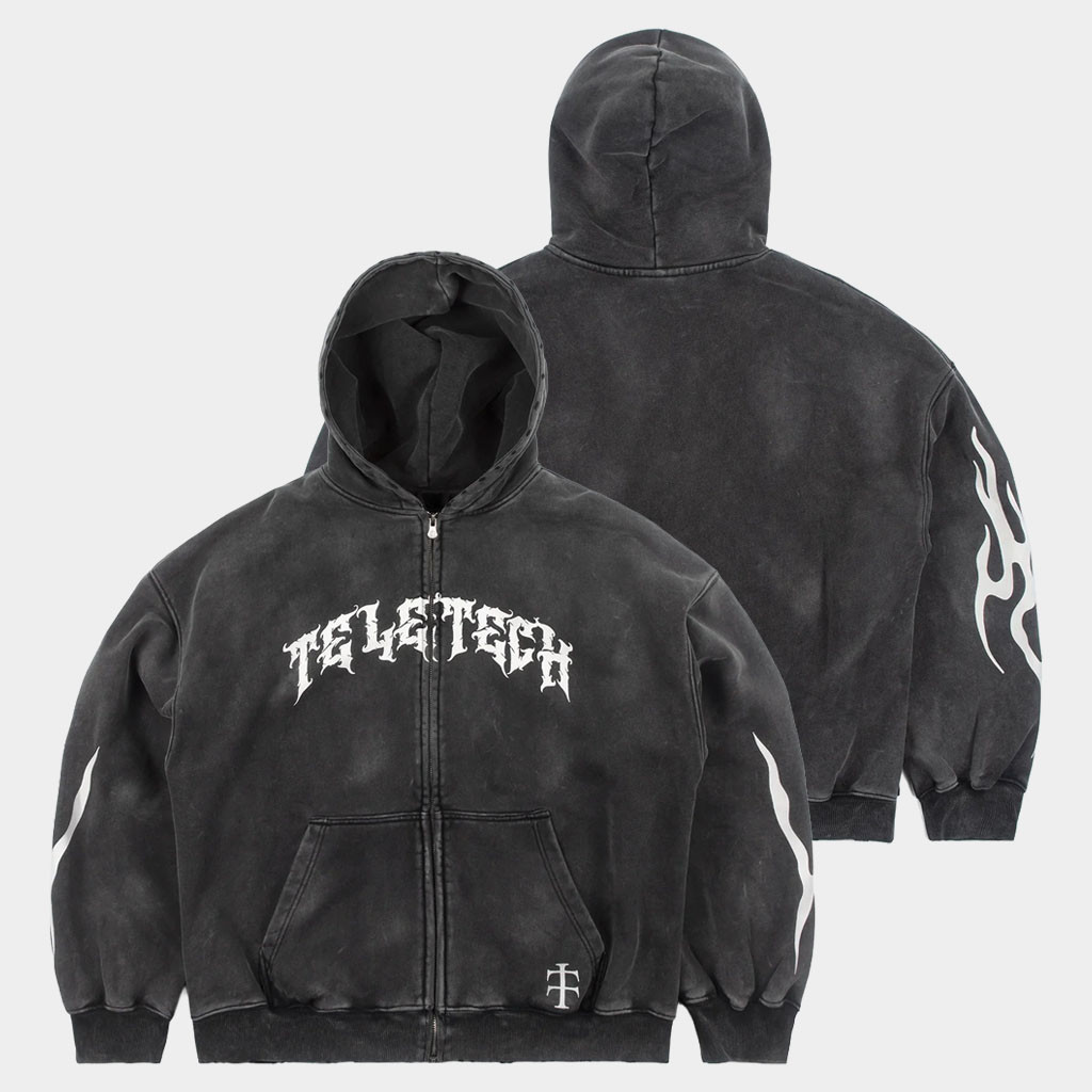 Teletech Merch Hardcore Ultra TT Zip Hoodie Teletech Hoodie Birthday Present For Son