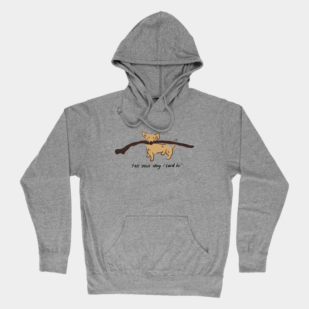 Tell Your Dog I Said Hi Merch 2026 Big Stick Hoodie Best Gift For Dog Lovers