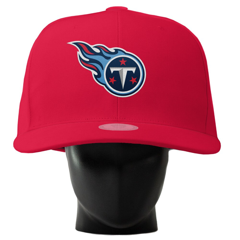 Tennessee Titans Merch - Unisex Noggin Boss Oversized Hat, Red - Football Team Gifts Ideas
