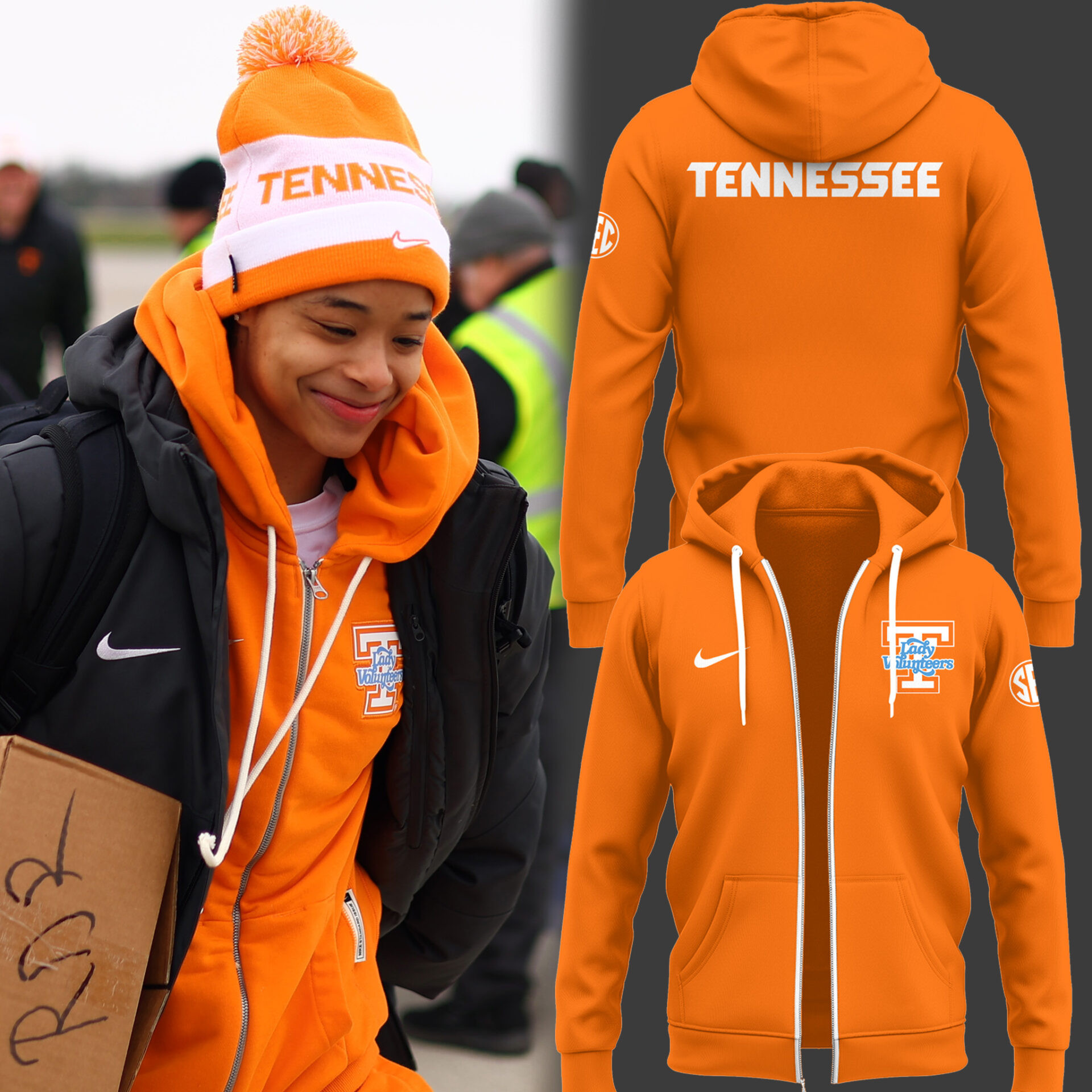 Tennessee Volunteers 2026 Lady Vols Basketball Zip Hoodie Tennessee Volunteers Merch