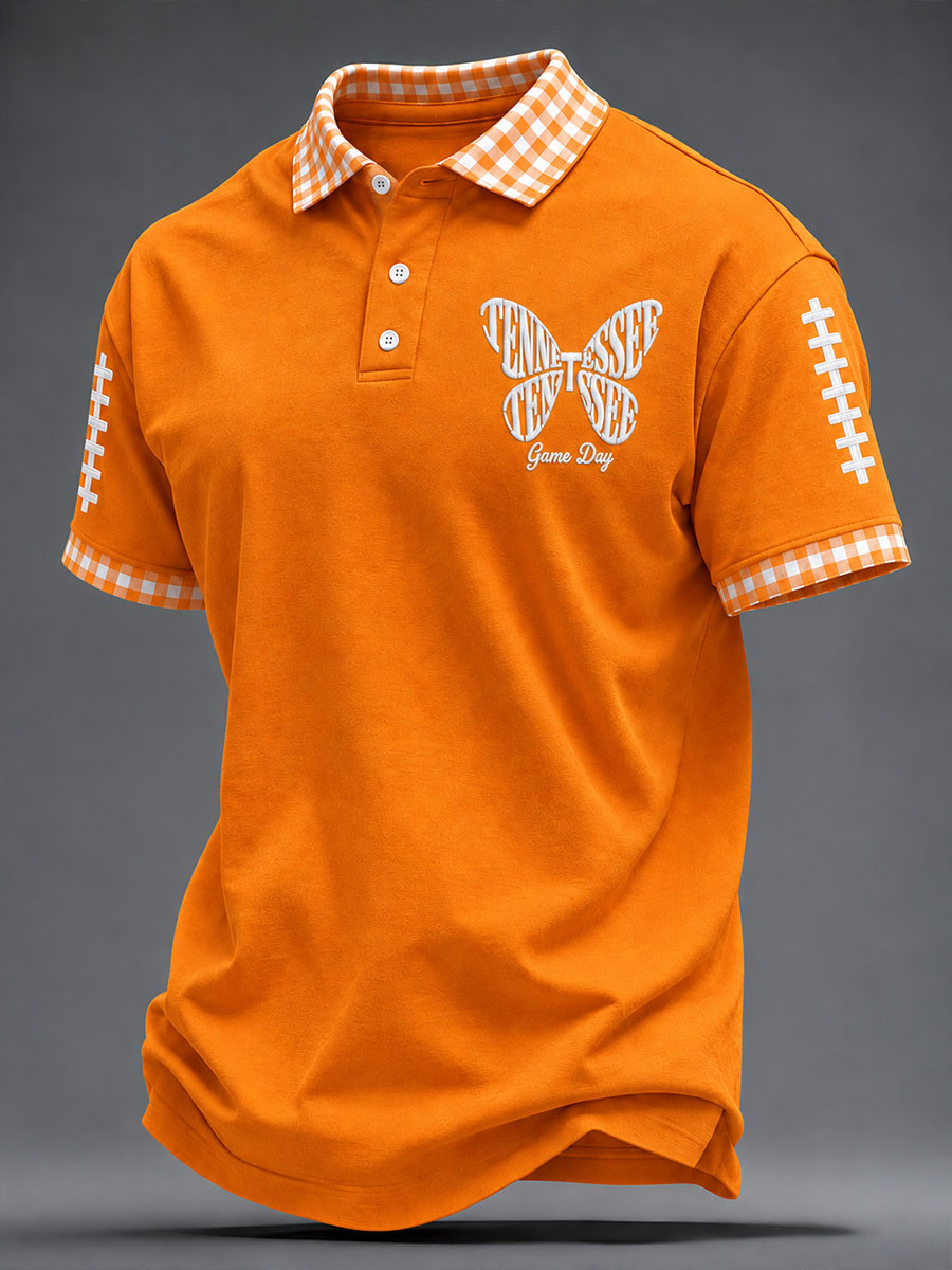 Tennessee Volunteers x Dolly Parton Merch Dolly Logo Football Polo Game Day Shirt Him Gift