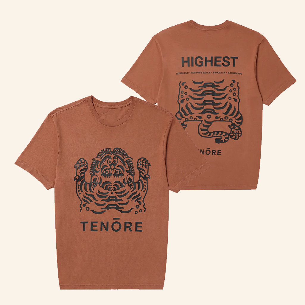 Tenore Merch Tenore X Bert Krak Highest Tiger T-Shirt Christmas Gift Ideas For Him