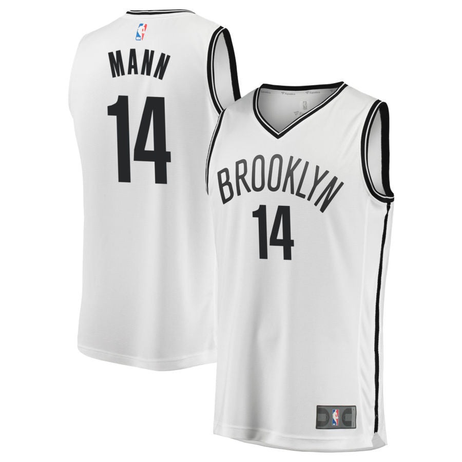 Terance Mann Brooklyn Nets 2025 Fast Break Association Edition Jersey - White