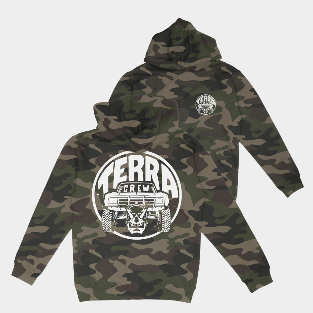 Terra Crew Merch 2026 Prerandan Camo Hoodie Terra Crew Apparel Father's Day Gifts For Dad