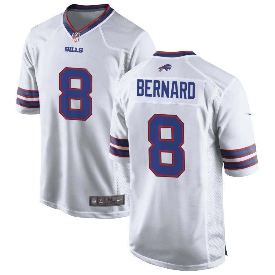 Terrel Bernard Buffalo Bills 2025 Game Jersey - White