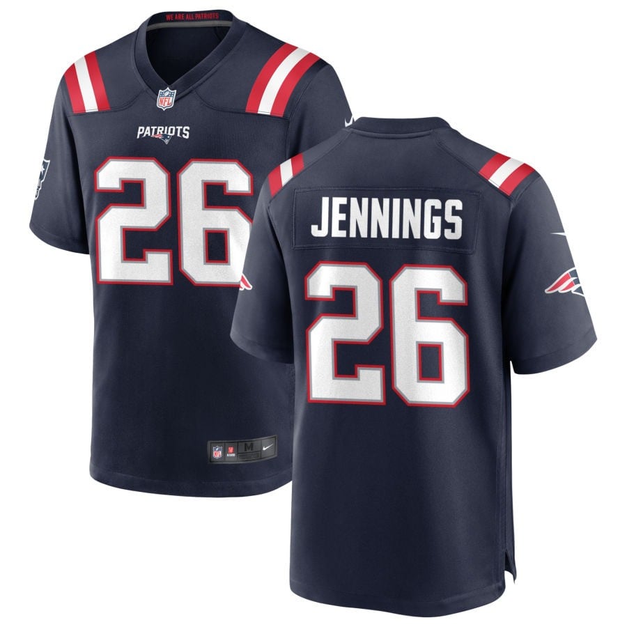 Terrell Jennings New England Patriots 2025 Game Jersey - Navy