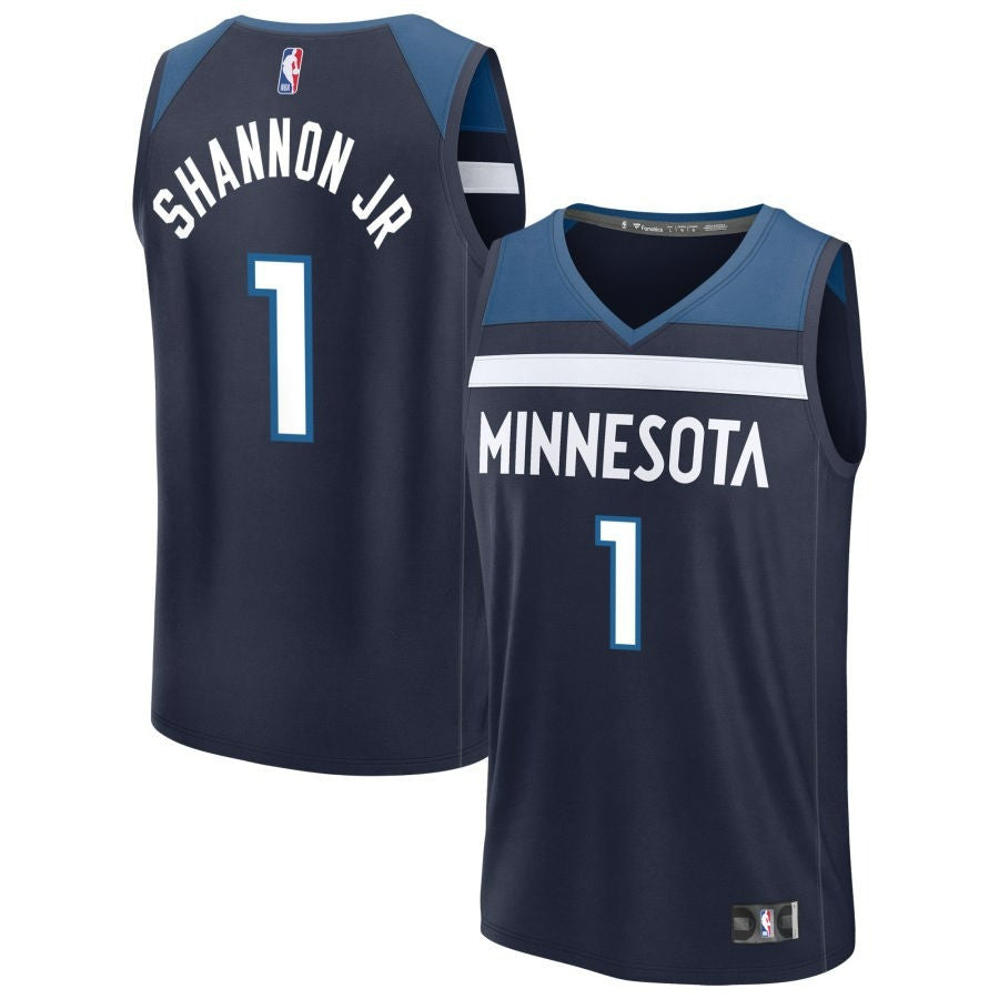 Terrence Shannon Jr Minnesota Timberwolves 2025 Icon Edition Fastbreak Jersey - Navy