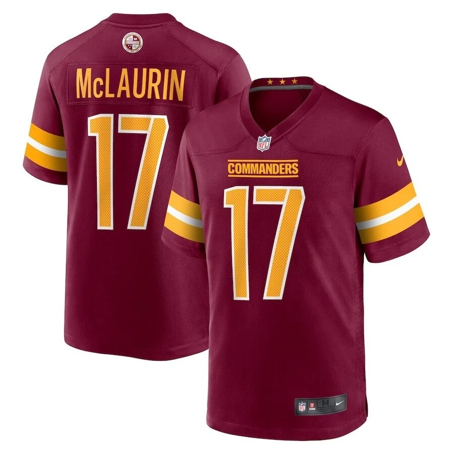 Terry McLaurin Washington Commanders 2025 Game Jersey - Burgundy