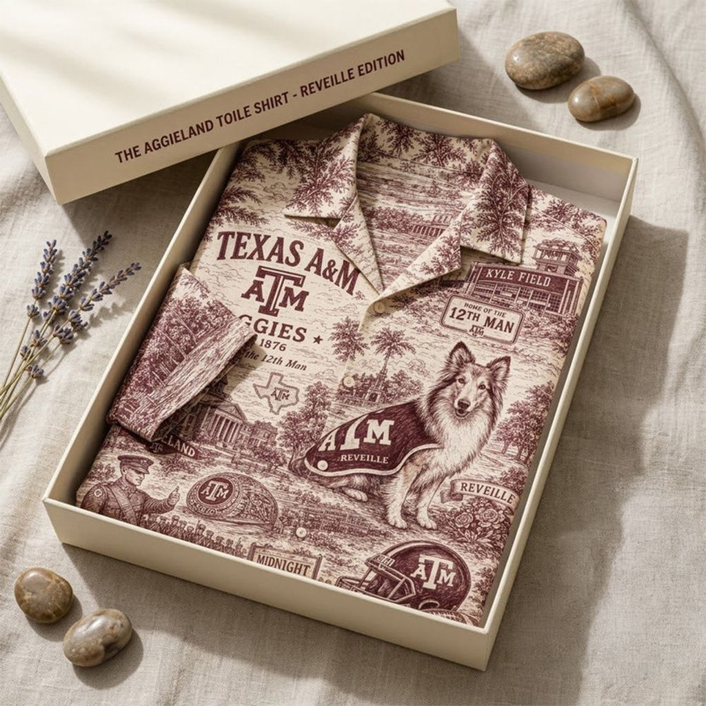 Texas A&M Aggies Football 2026 Hawaiian Shirt Aggies Merch Football Fan Gift For Him