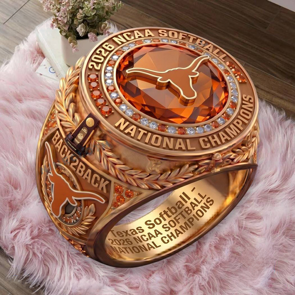 Texas Longhorn Merch 2026 Texas Softball National Champions Ring Gifts For Softball Fans