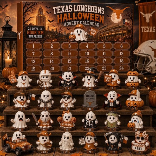 Texas Longhorns Halloween Advent Calendar Longhorns Merch Best Gifts For Football Fans - Image 2