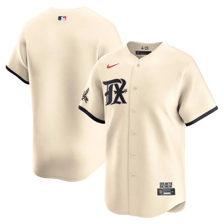 Texas Rangers 2025 City Connect Limited Jersey - Cream