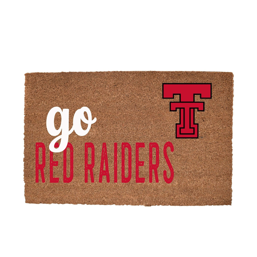 Texas Tech Merch 2026 Texas Tech Red Raiders Go Team Dootmat Football Lover Welcome Mats