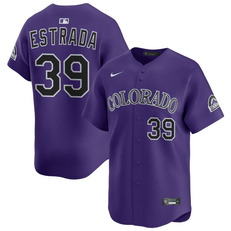 Thairo Estrada Colorado Rockies 2025 Alternate Limited Jersey - Purple