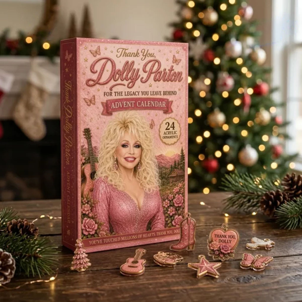 Thank You Dolly Parton Advent Calendar 2026 Christmas Ornaments Dolly Parton Merch Fan Gifts