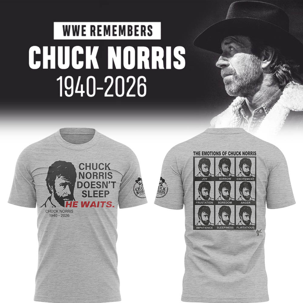 Thank You For The Memorial Chuck Norris Shirt Chuck Norris Doesn't Sleep He Waits T-Shirt Gifts