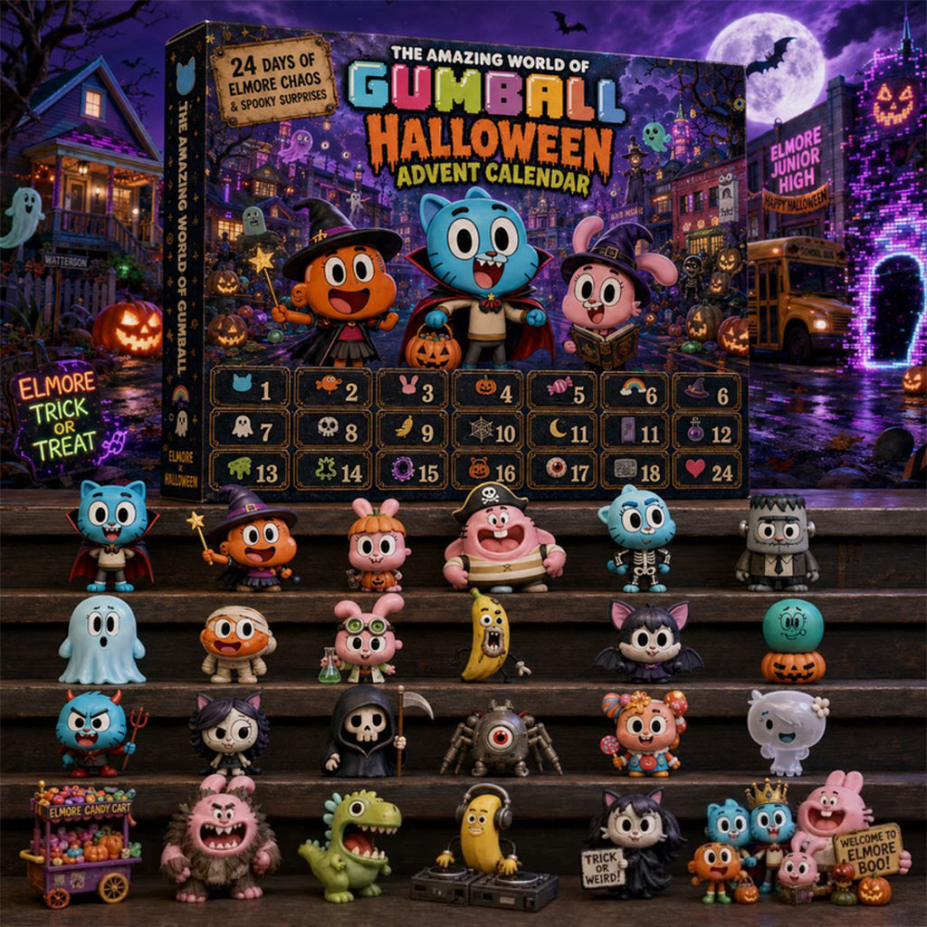 The Amazing World of Gumball X Halloween 2026 Advent Calendar Trick Or Treat Merch Best Gifts