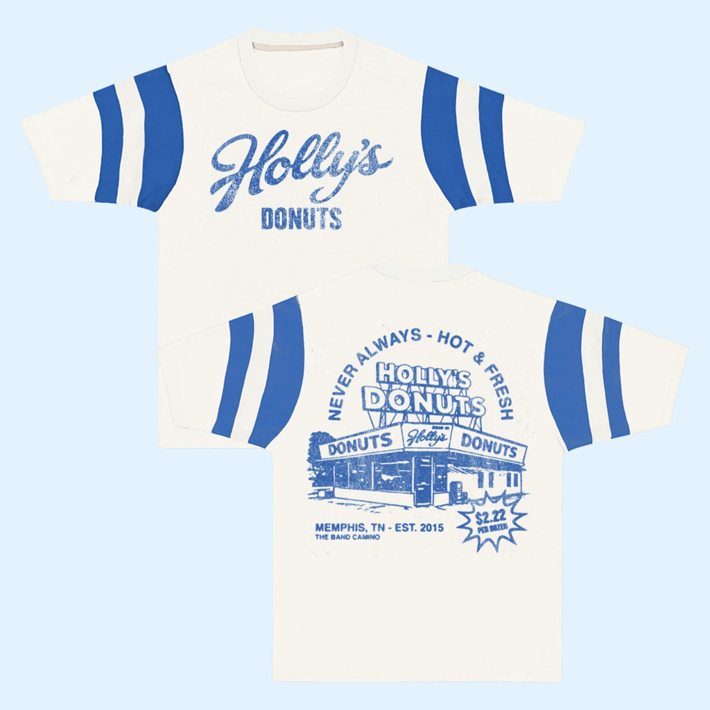 The Band CAMINO Merch 2026 Holly's Donuts T-Shirt Cool Gifts For Music Lovers