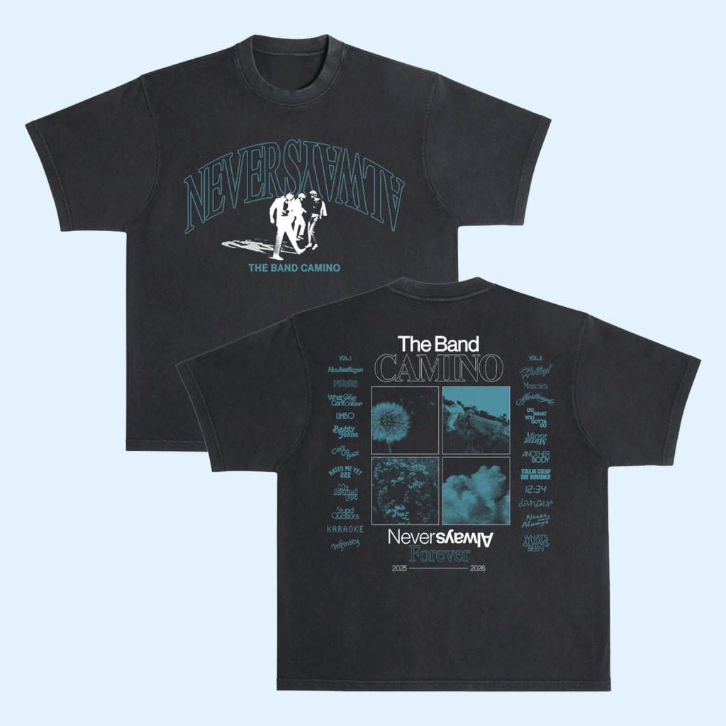 The Band CAMINO Merch 2026 Tracklist T-Shirt Best Gifts For Music Lovers