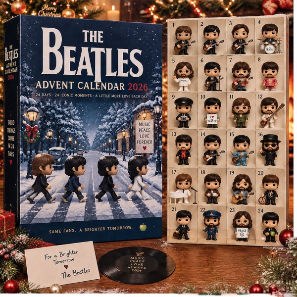 The Beatles Advent Calendar 2026 24 Days Of Holiday Christmas Ornaments The Beatles Merch Decor - Image 2
