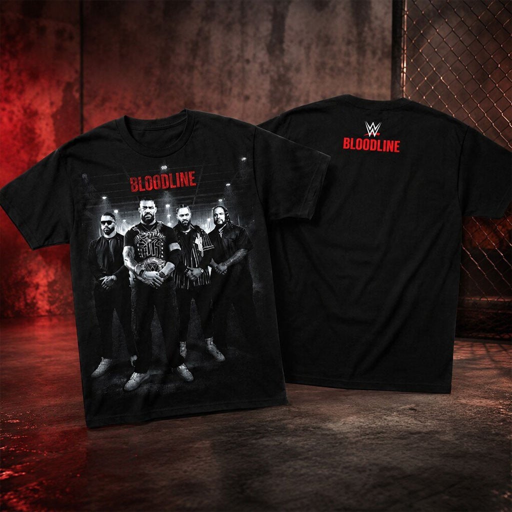 The Bloodline Photo WWE T-Shirt 2026 The Bloodline Merch Wrestling Fan Apparel Brothers Gifts