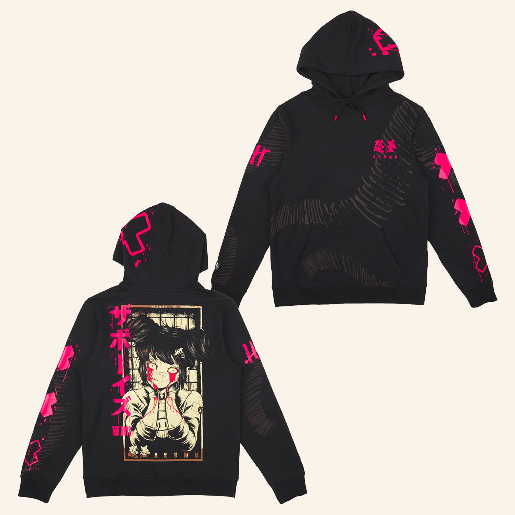 The Boys Merch Akumu Glow In The Dark Black Hoodie Gifts For Daughter