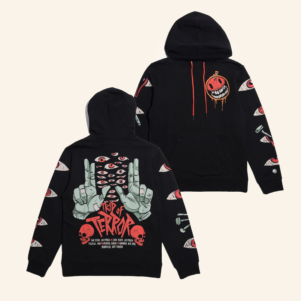 The Boys Merch Trip Of Terror Eyes Hoodie Christmas Gift Ideas For Brother