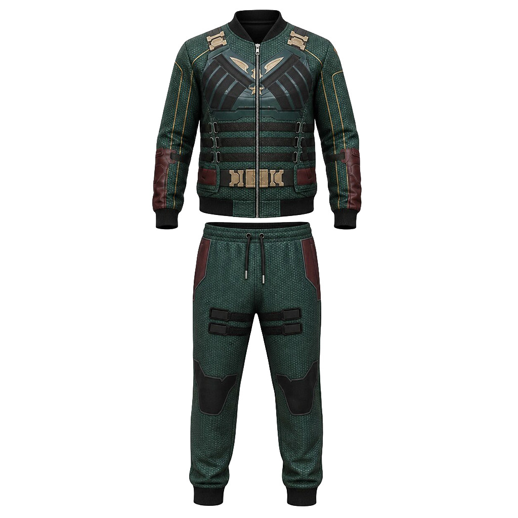 The Boys Soldier Boy Cosplay Costume AOP Bomber Jacket and Sweatpants The Boys Merch