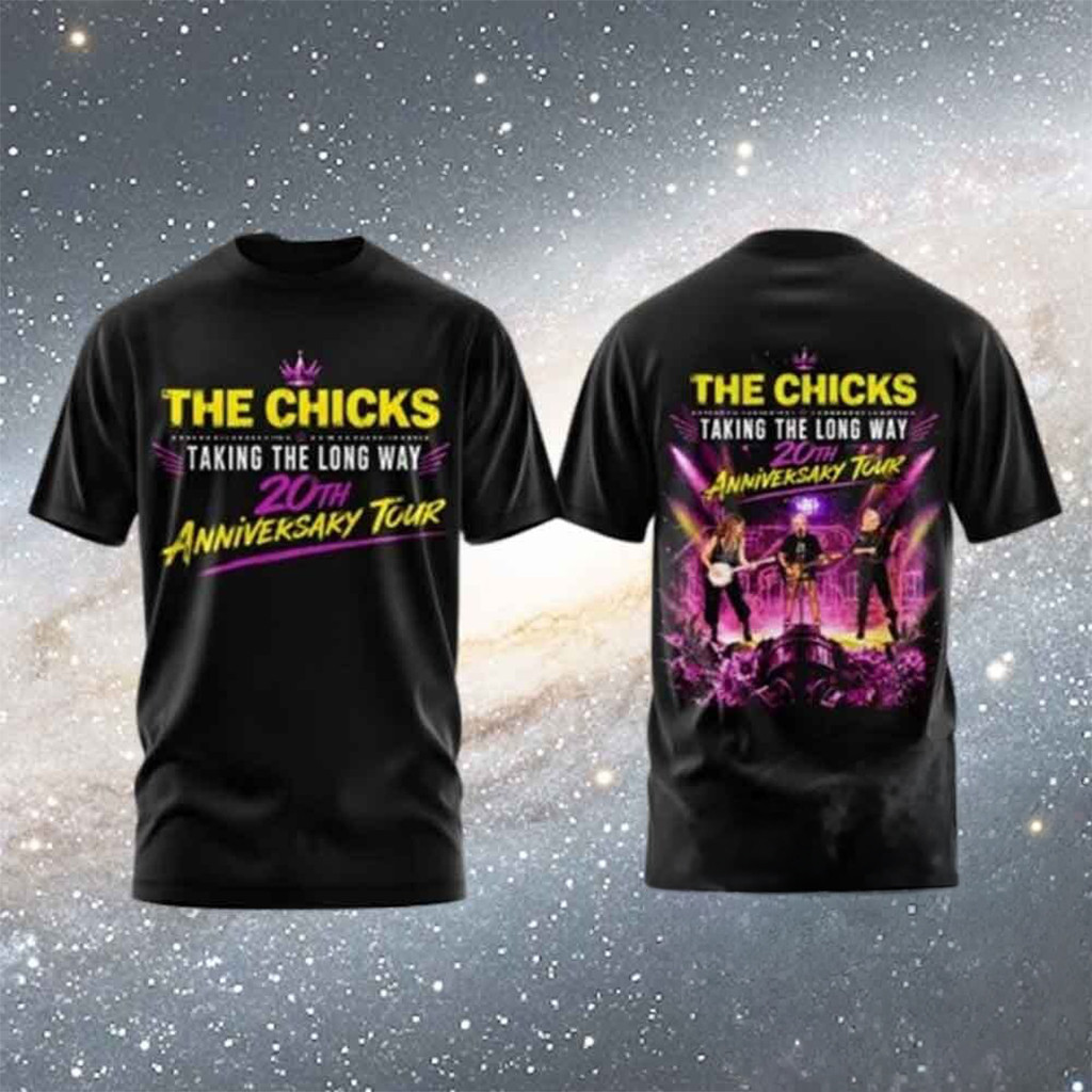 The Chicks 20th Anniversary Tour 2026 T-Shirt Taking The Long Way Shirt The Chicks Merch