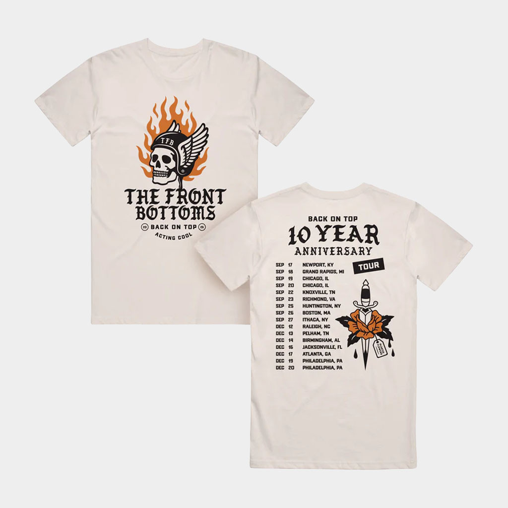 The Front Bottoms Merch Moto Tour T-Shirt Best Gifts For Rock Fans
