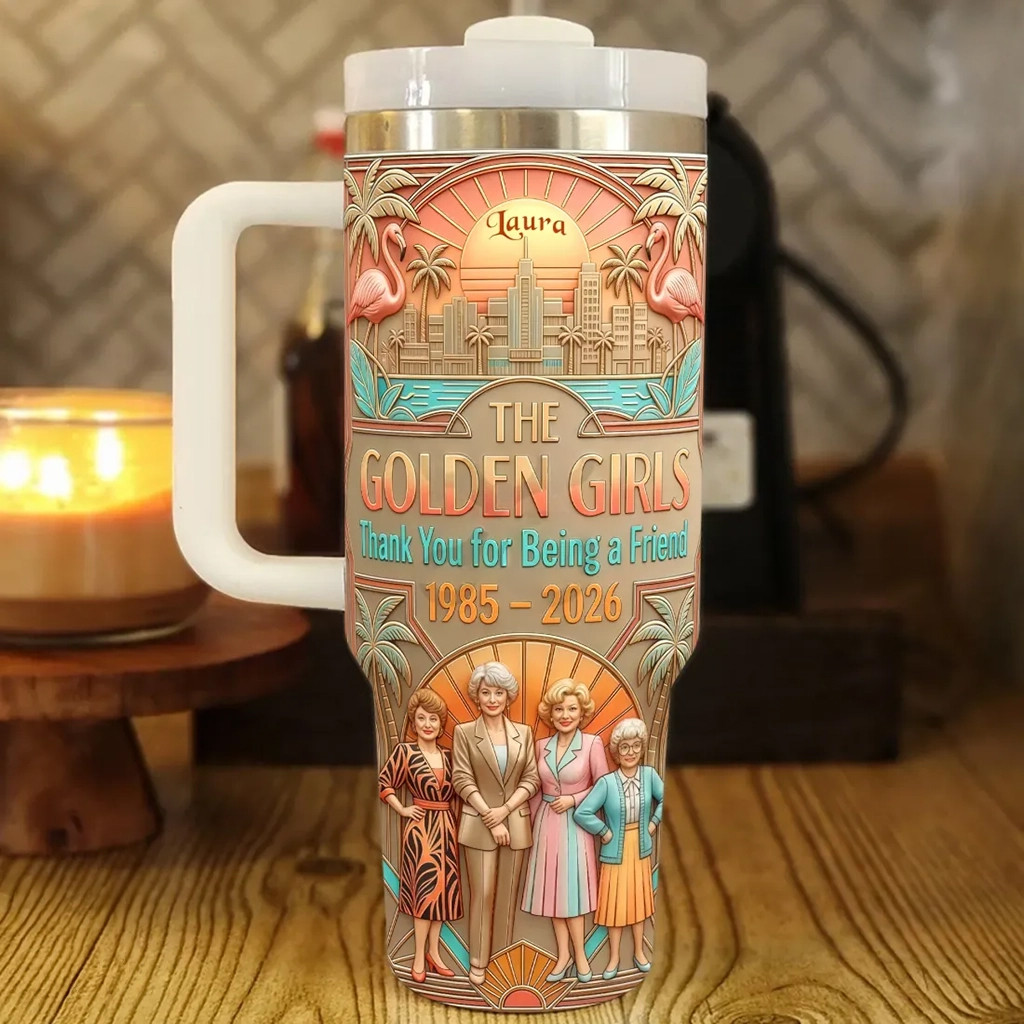 The Golden Girls 1985-2026 Thank You For Being A Friend Tumbler The Golden Girls Merch Gifts